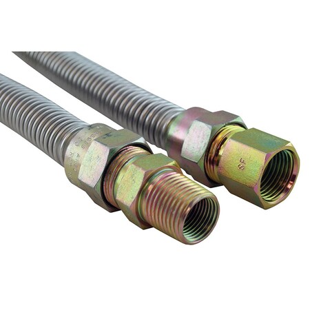 5/8 In. OD 1/2 In. ID X 18 In. Long, 1/2 In. Female Pipe Thread X 1/2 In. Male Pipe Thread, Uncoat